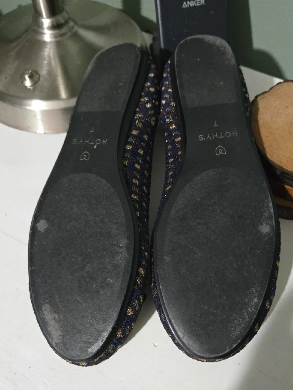 Rothys navy woven